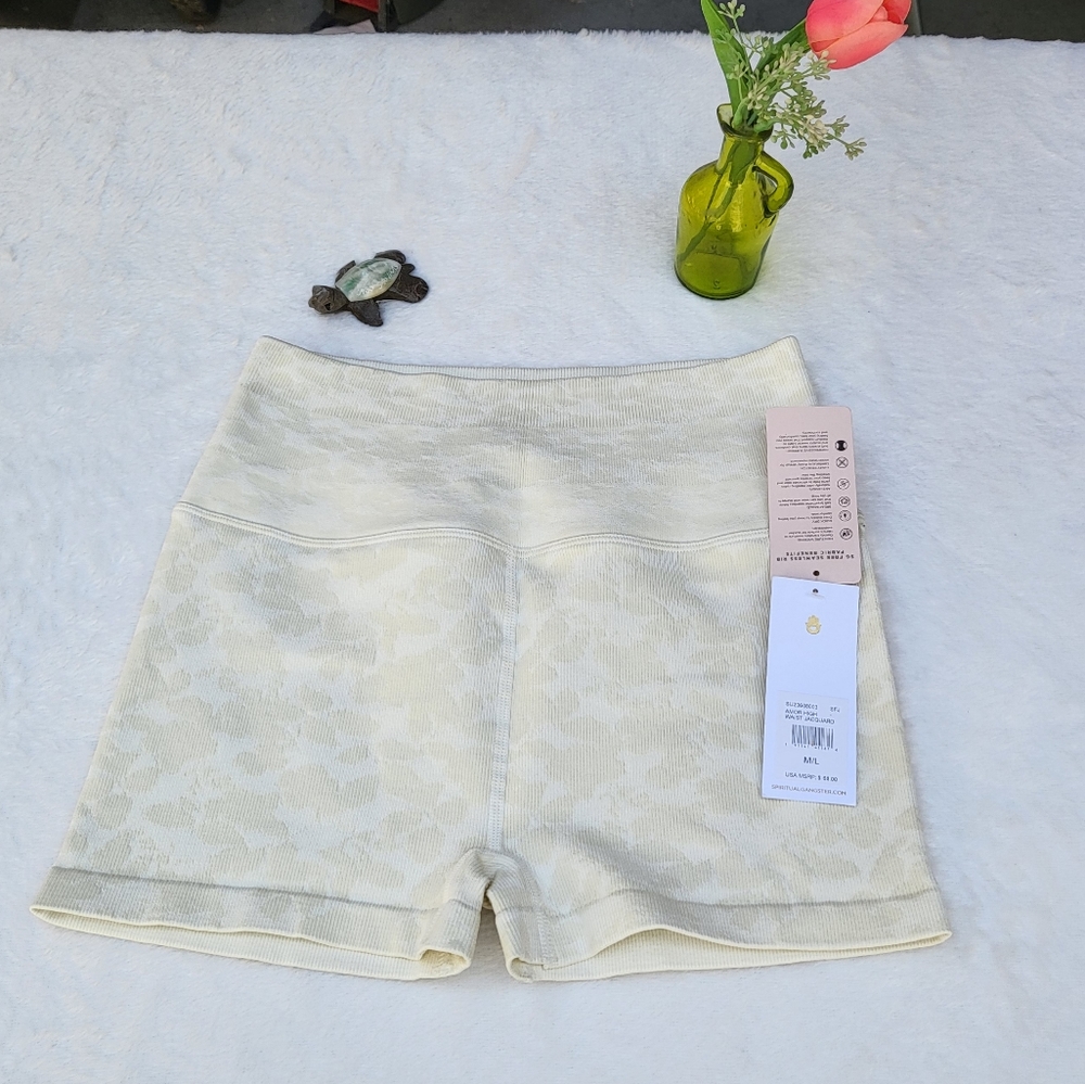 Spiritual Gangster Amor H/W Jacquard Women's Active Shorts
